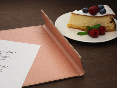 Logo trade promotional products image of: Menu cover 1241281