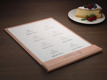 Logo trade promotional giveaways image of: Menu cover 1241281