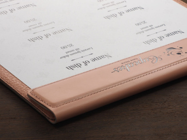 Logo trade promotional gifts image of: Menu cover 1241281