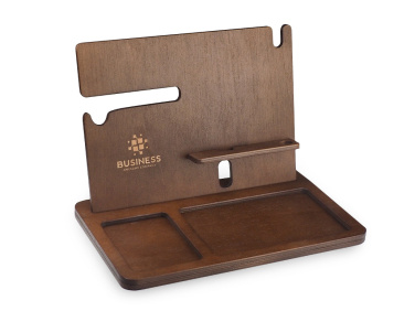 Logo trade corporate gifts picture of: Wooden organiser 2016121