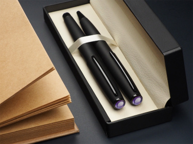 Logotrade promotional item image of: Amethyst Pen set  1288036