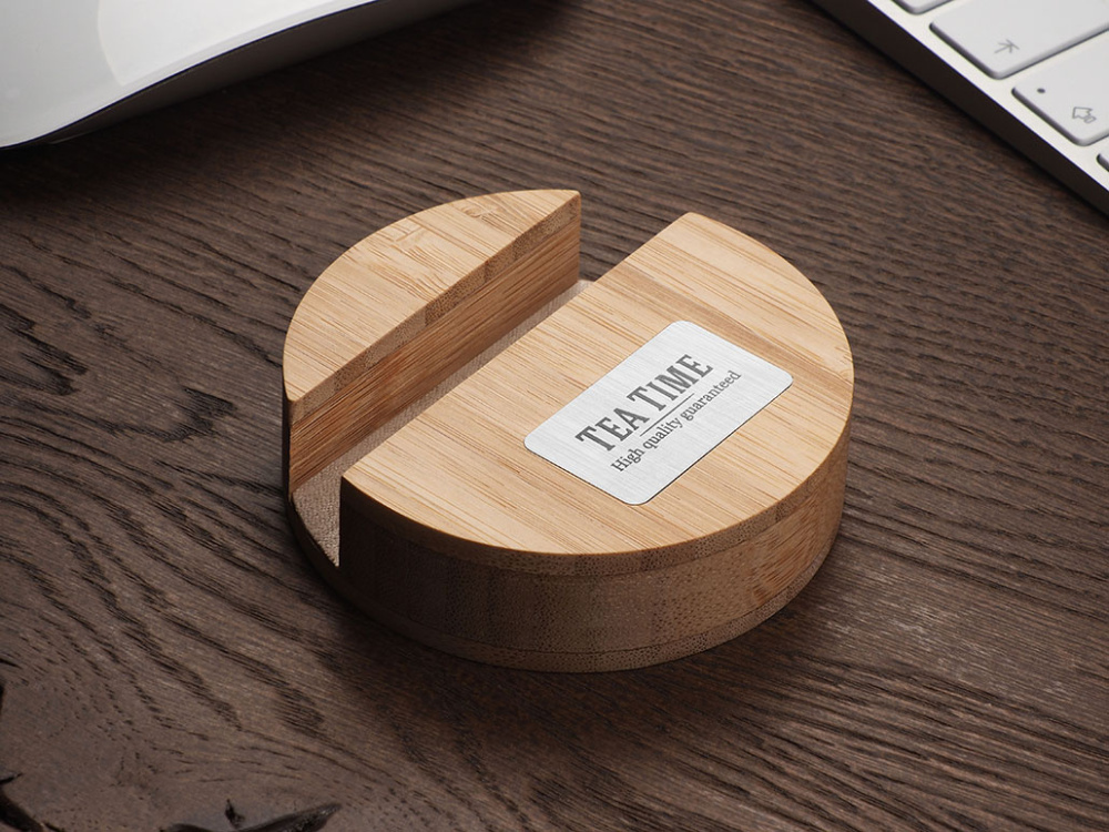 Logotrade promotional giveaway picture of: Wooden telephone stand 1833292