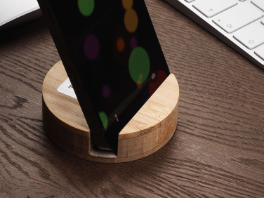 Logo trade promotional merchandise image of: Wooden telephone stand 1833292