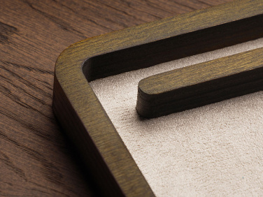Logo trade promotional items image of: Wooden desk organiser 1818121