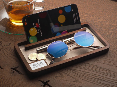Logo trade promotional merchandise picture of: Wooden desk organiser 1818121