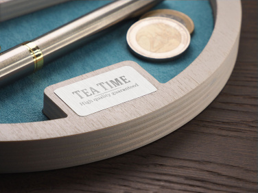 Logo trade promotional products image of: Wooden desk organiser 1817121