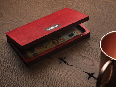Logotrade advertising product image of: Wooden bill box 1816121