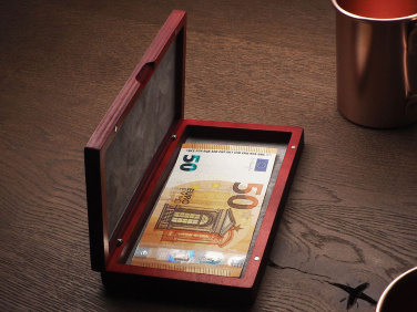 Logotrade promotional product picture of: Wooden bill box 1816121