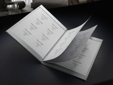 Logo trade advertising products image of: Menu cover 1679280