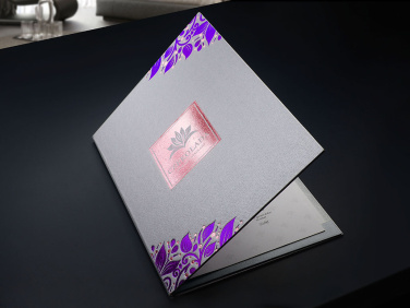 Logo trade business gift photo of: Menu cover 1679280