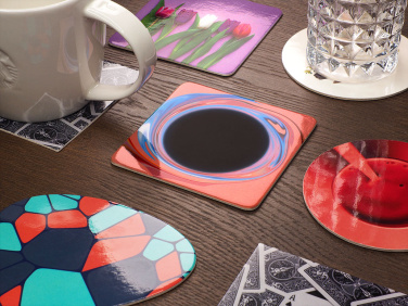 Logotrade promotional giveaways photo of: Printed paper coaster 1840117
