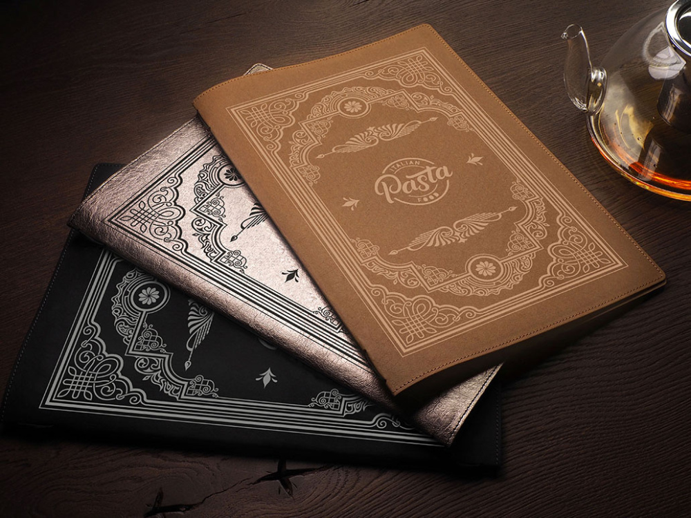 Logo trade promotional products image of: Menu cover Ambiente 1178296