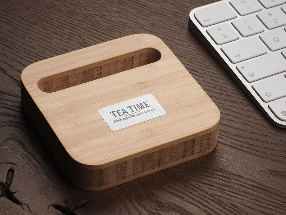 Logotrade promotional gift image of: Wooden telephone stand 1848292