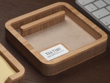 Logo trade promotional merchandise picture of: Wooden desk organiser 1846292