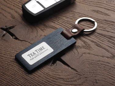 Logotrade promotional product picture of: Wooden keyring 1853121