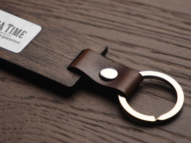 Logotrade promotional merchandise photo of: Wooden keyring 1853121