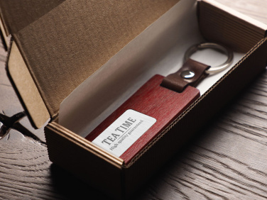 Logotrade promotional giveaway picture of: Wooden keyring 1853121