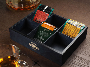 Logo trade promotional giveaways image of: Wooden box 1870121