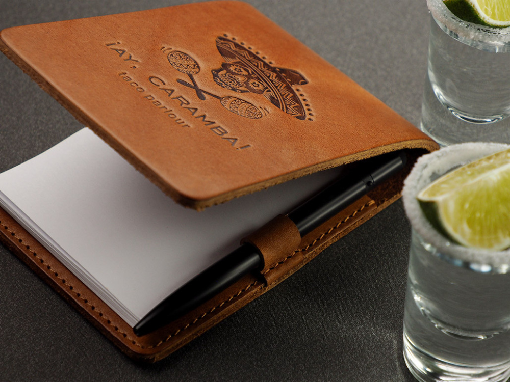 Logo trade promotional giveaways picture of: Waiter notepad 1202141