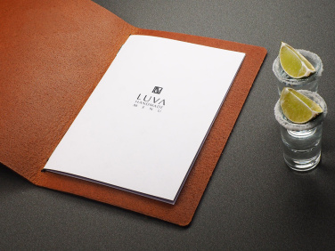 Logo trade promotional giveaways image of: Menu cover Ambiente 1181141