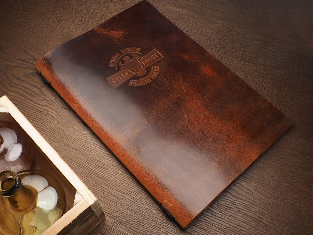 Logo trade corporate gifts image of: Menu cover Ambiente 1178310