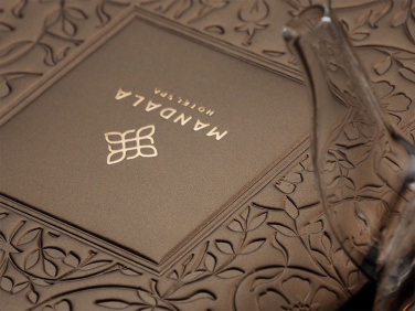 Logo trade advertising products image of: Menu cover Ambiente 1178336