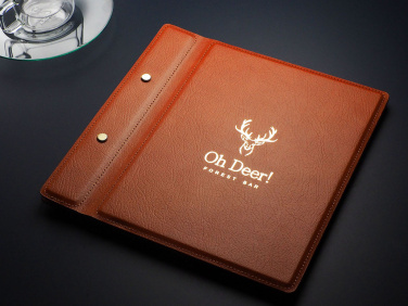 Logo trade promotional merchandise image of: Menu cover 1085318