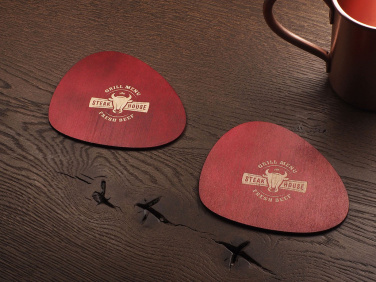 Logo trade promotional giveaways image of: Coaster 1607121