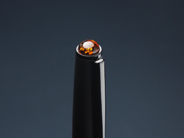 Logotrade promotional items photo of: Ball pen with AMBER stone 2070036