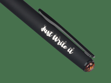 Logo trade corporate gift photo of: Ball pen with AMBER stone 2070036