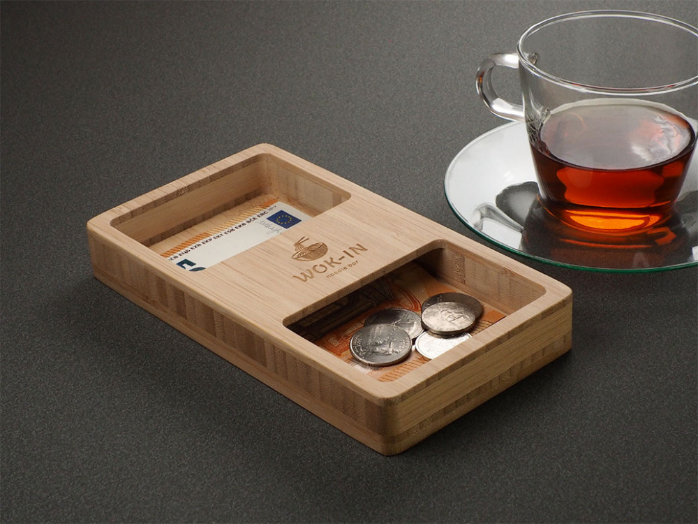Logo trade corporate gifts image of: Wooden payer 2080292