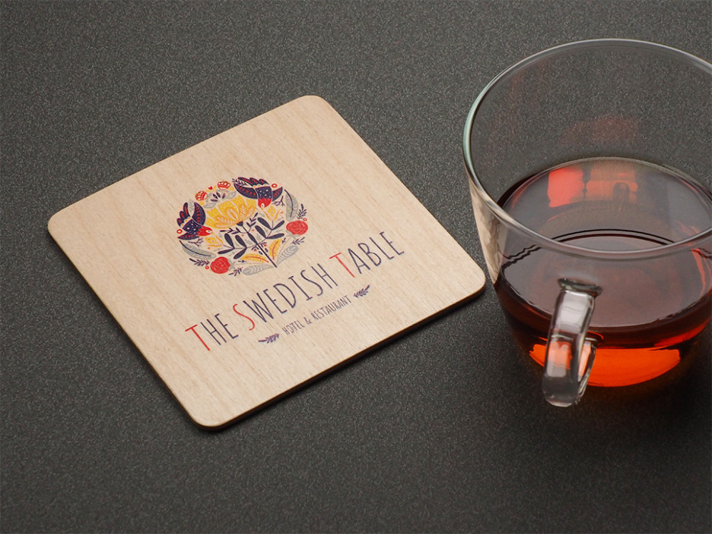 Logo trade promotional items picture of: Coaster 1857121