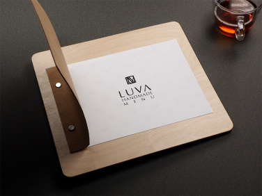Logo trade promotional giveaways picture of: Menu cover 1211121