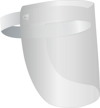 Logo trade promotional gifts picture of: TEMIDA tilting face shield 1424162