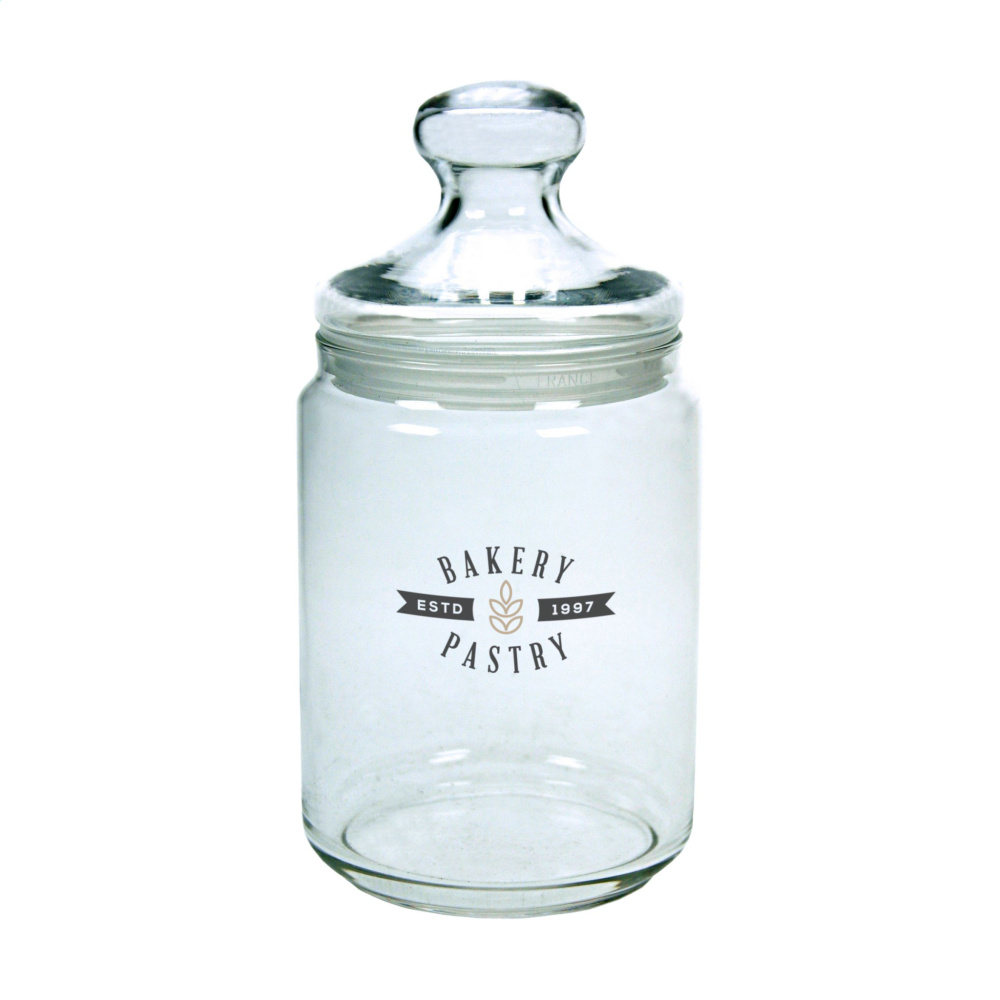 Logo trade promotional merchandise picture of: Dolci Candy jar 1 L
