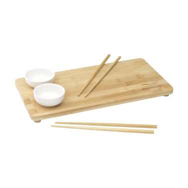 Logotrade business gift image of: Temaki Bamboo Sushi Tray gift set