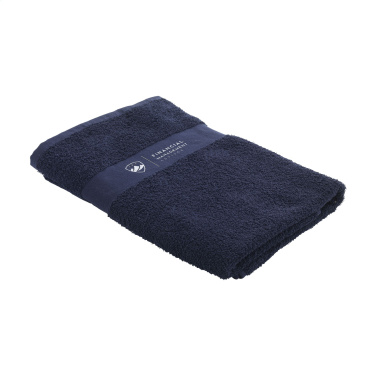 Logo trade corporate gifts image of: Wooosh Bath Towel GRS Recycle Cotton Mix 140 x 70 cm
