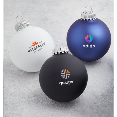 Logo trade advertising product photo of: Christmas Bauble Ø 6 cm - set of 4 - Made in Europe