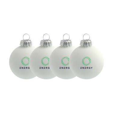 Logotrade promotional products photo of: Christmas Bauble Ø 6 cm - set of 4 - Made in Europe