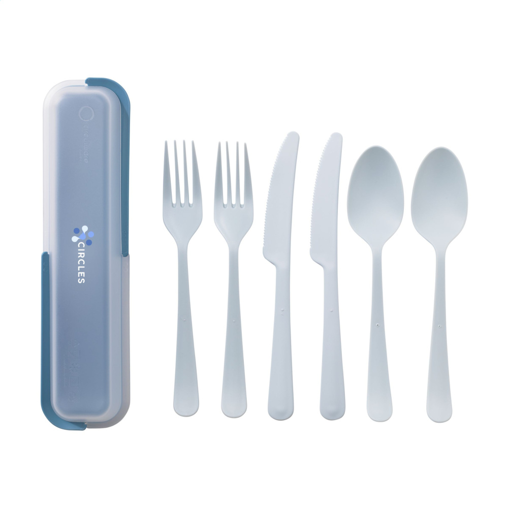 Logo trade corporate gifts picture of: Outdoor 6-piece Cutlery Set