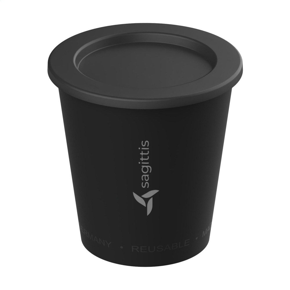 Logo trade promotional giveaways image of: Drinking Cup Bio-Based Lid 200 ml
