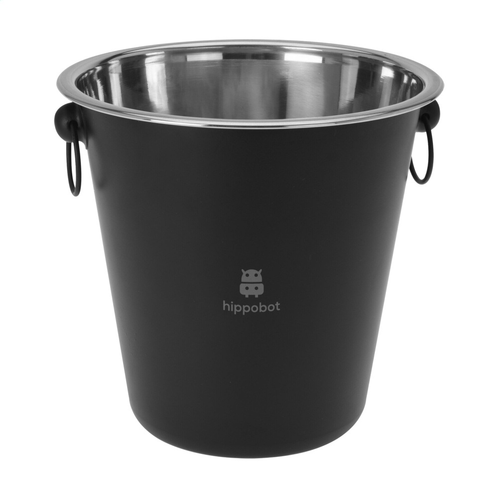 Logo trade promotional items picture of: CoolBlack Champagne Bucket