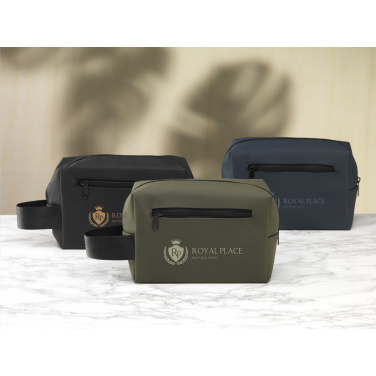 Logotrade promotional item picture of: LeLennon RCS Recycled PU Toiletry Bag