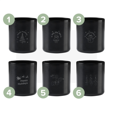 Logo trade promotional items image of: Wooosh Scented Candle True Wood X-Mas