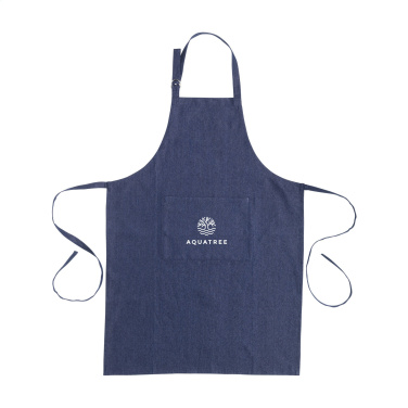 Logotrade business gift image of: Apron GRS Recycled Denim (220 g/m²)