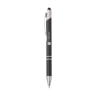 Logo trade promotional gift photo of: Ebony Touch stylus pen