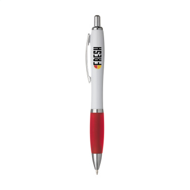 Logo trade promotional giveaways image of: Athos White pen
