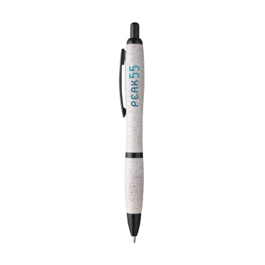 Logo trade advertising products picture of: Athos Wheat-Cycled Pen wheat straw pen