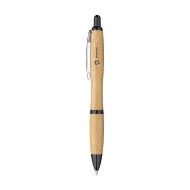 Logo trade promotional gift photo of: Athos Bamboo pen