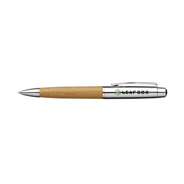 Logo trade promotional giveaways image of: Bamboo Pen Set pens